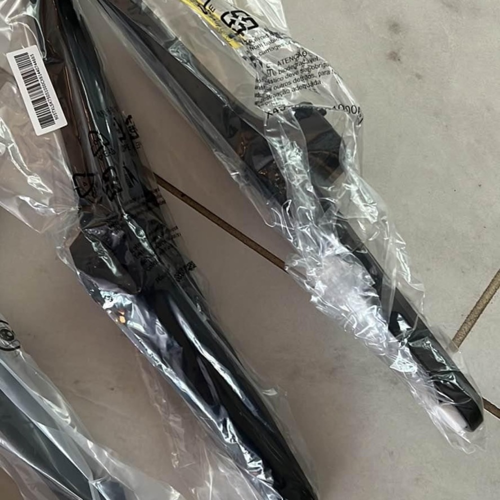 Black 75” TV legs